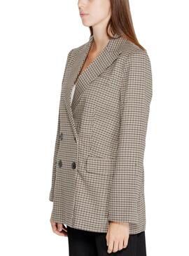 Blazer Only Lettie pata de gallo per donna