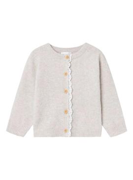 Cardigan Name It Rikimmi Crema per Bambina