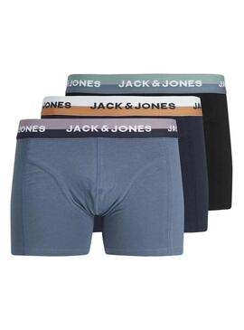 Confezione da 3 Boxer Jack and Jones Heric Multicolore per Uomo