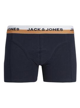 Confezione da 3 Boxer Jack and Jones Heric Multicolore per Uomo