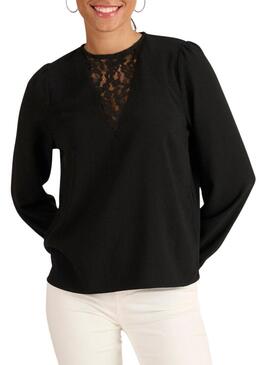 Camicia Naf Naf Lanka Nera per Donna