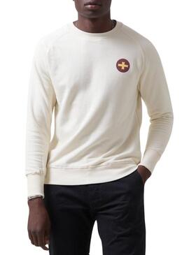 Sweatshirt Altonadock Croce Beige per Uomo