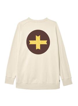 Sweatshirt Altonadock Croce Beige per Uomo