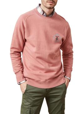 Sweatshirt Altonadock Moto Rosa per Uomo