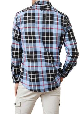 Camicia Altonadock a Quadri Blu per Uomo