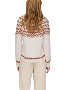 Maglia Only Isle Beige per donna