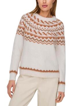 Maglia Only Isle Beige per donna