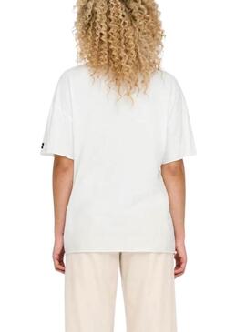 T-shirt Only Lucy Wild Energy Bianco per donna