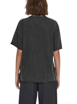 T-shirt Only Lucy Heroic Nero per donna