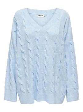 Maglia Only Jeanett Blu per donna