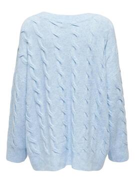 Maglia Only Jeanett Blu per donna