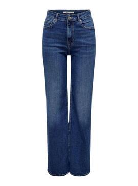 Jeans Only Luna Wide Blu Scuro per donna