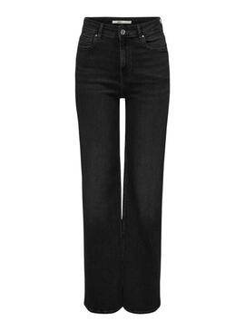 Jeans Only Luna Wide Nero per donna