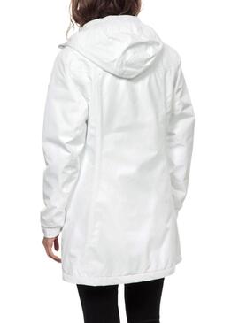 Impermeabile Lungo Helly Hansen Aden Bianco per donna