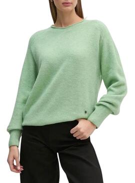 Maglione Pepe Jeans Irma Verde Menta per donna