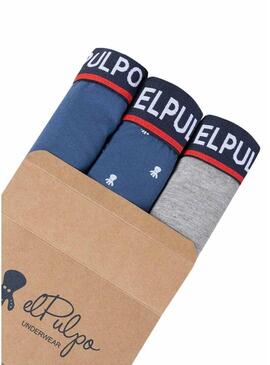 Confezione da 3 Boxer El Pulpo Multicolore per Uomo