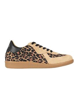 Sneakers Popa Imperial Stampa Leopardo Nera per Donna