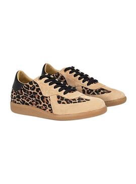 Sneakers Popa Imperial Stampa Leopardo Nera per Donna