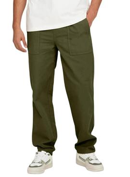 Pantaloni Only and Sons Sinus Loose Verde per Uomo