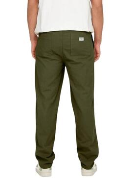 Pantaloni Only and Sons Sinus Loose Verde per Uomo