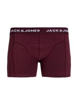 Pacco da 3 Boxer Jack and Jones Multicolore Logo per Uomo