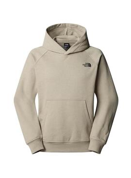 Felpa The North Face Ranglan Box Beige per Uomo