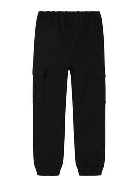 Pantalone Cargo Name It Skoma Nero per Bambino