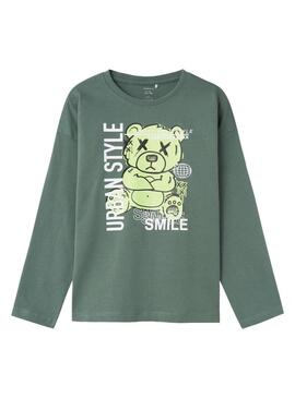 T-shirt Name It Sommo Verde per Bambino