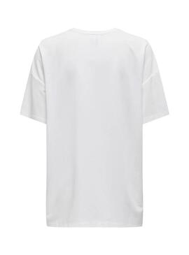 T-shirt Only Melina Bianca per Donna