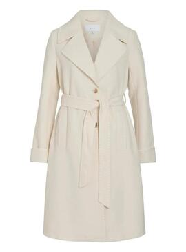 Cappotto Vila Vicooley Beige per Donna