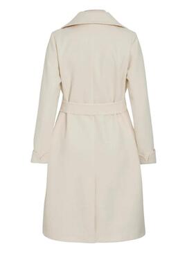 Cappotto Vila Vicooley Beige per Donna