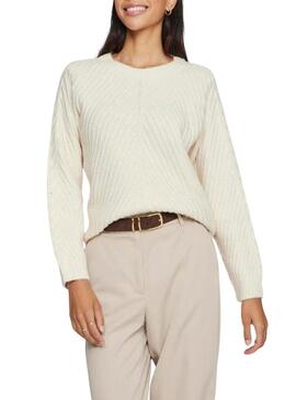 Maglia Vila Vierin Beige per donna