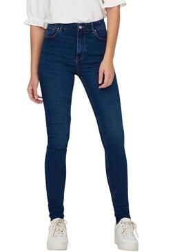 Jeans Only Druna Skinny Blu per donna