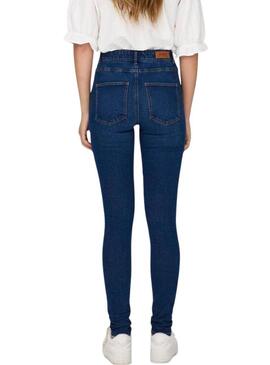 Jeans Only Druna Skinny Blu per donna