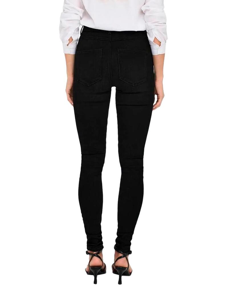 Jeans Only Druna Skinny Nero per donna