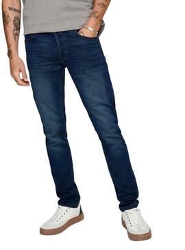 Pantaloni in denim Only and Sons Loom Slim blu per uomo