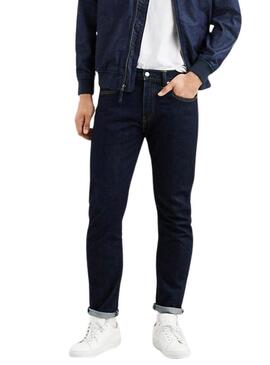 Pantaloni Levis 502 Taper Onewash blu per uomo