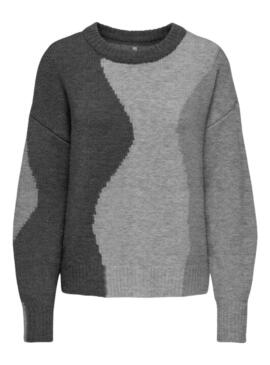 Maglia Only Gro grigio per donna