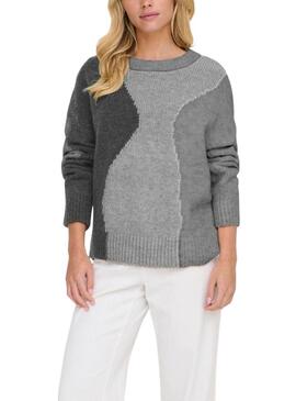 Maglia Only Gro grigio per donna