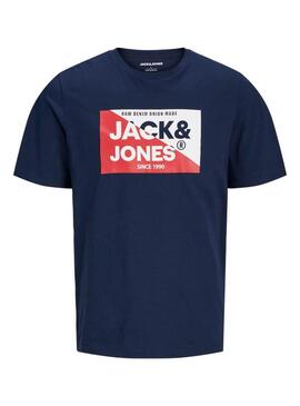 Maglietta Jack and Jones Nolan marina per uomo