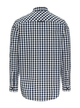 Camicia Tommy Jeans Poplin a quadri per uomo