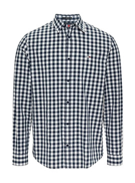 Camicia Tommy Jeans Poplin a quadri per uomo