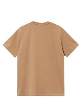 Maglietta Carhartt Chase camel per uomo