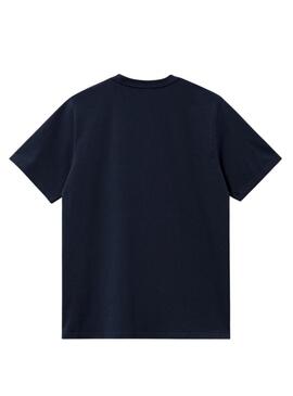 Maglietta Carhartt Chase blu navy per uomo