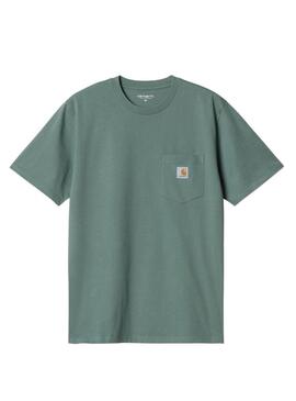 Maglietta Carhartt Pocket verde per uomo