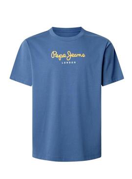 Maglietta Pepe Jeans Eggo blu per uomo