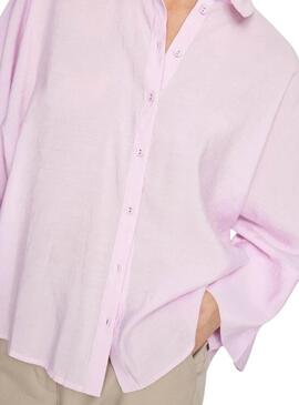 Camicia Vila Viaspyn Loose rosa per donna