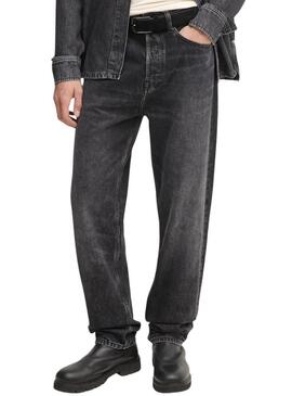 Pantaloni in denim Pepe Jeans Nils Loose neri per uomo