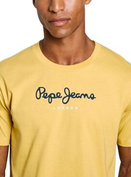 Maglietta Pepe Jeans Eggo gialla per uomo