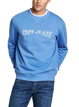 Felpa Pepe Jeans Dylan blu per uomo